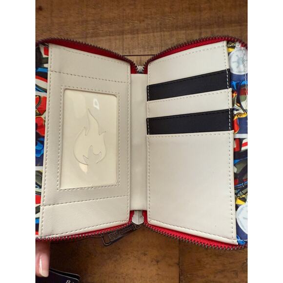 Loungefly Star Wars Wallet Womens Incinerator Trooper Zip Around Faux Leather - Picture 4 of 7